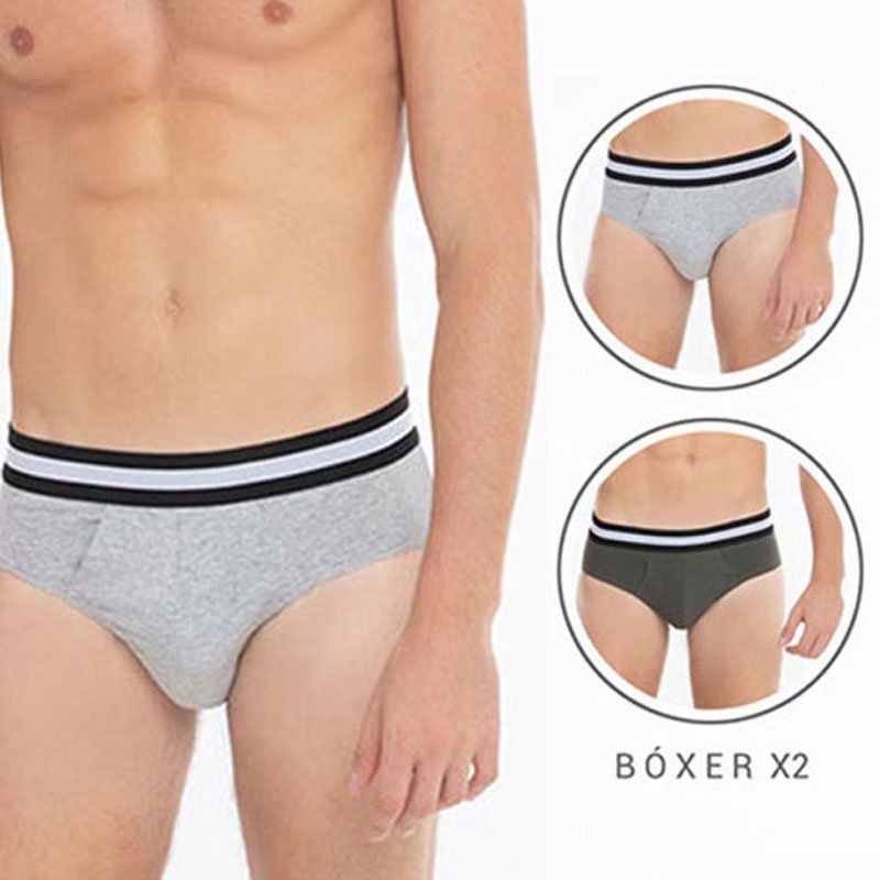 Mens U shape Modal fabric briefs underpants movement breathable low waist solid color breathable comfortable and safe