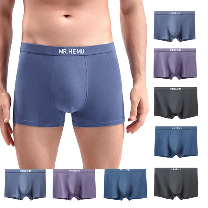 Mens underwear mens cotton autumn and winter mens four cornered mens non 100 cotton boxer shorts