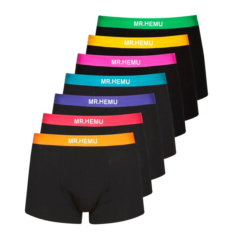 Wholesale customization Mens underwear boys cotton loose breathable boxers boxers