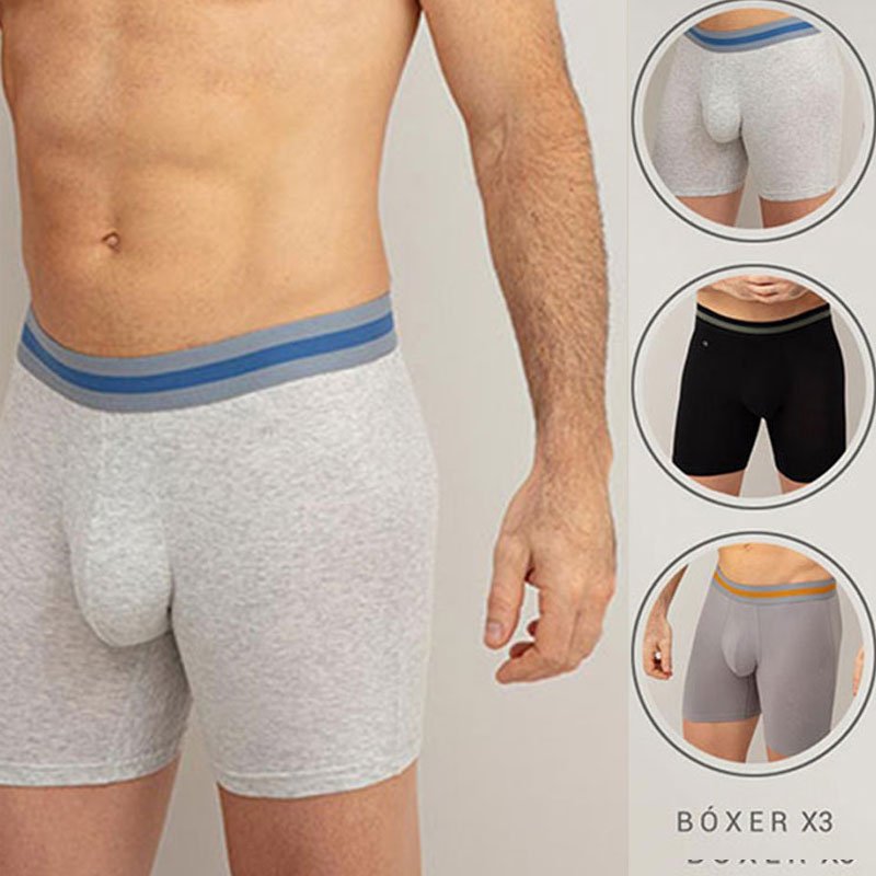 Wholesale customization Mens underwear pure cotton boxers boys boxers solid color shorts head sports bottom shorts in the waist breathable