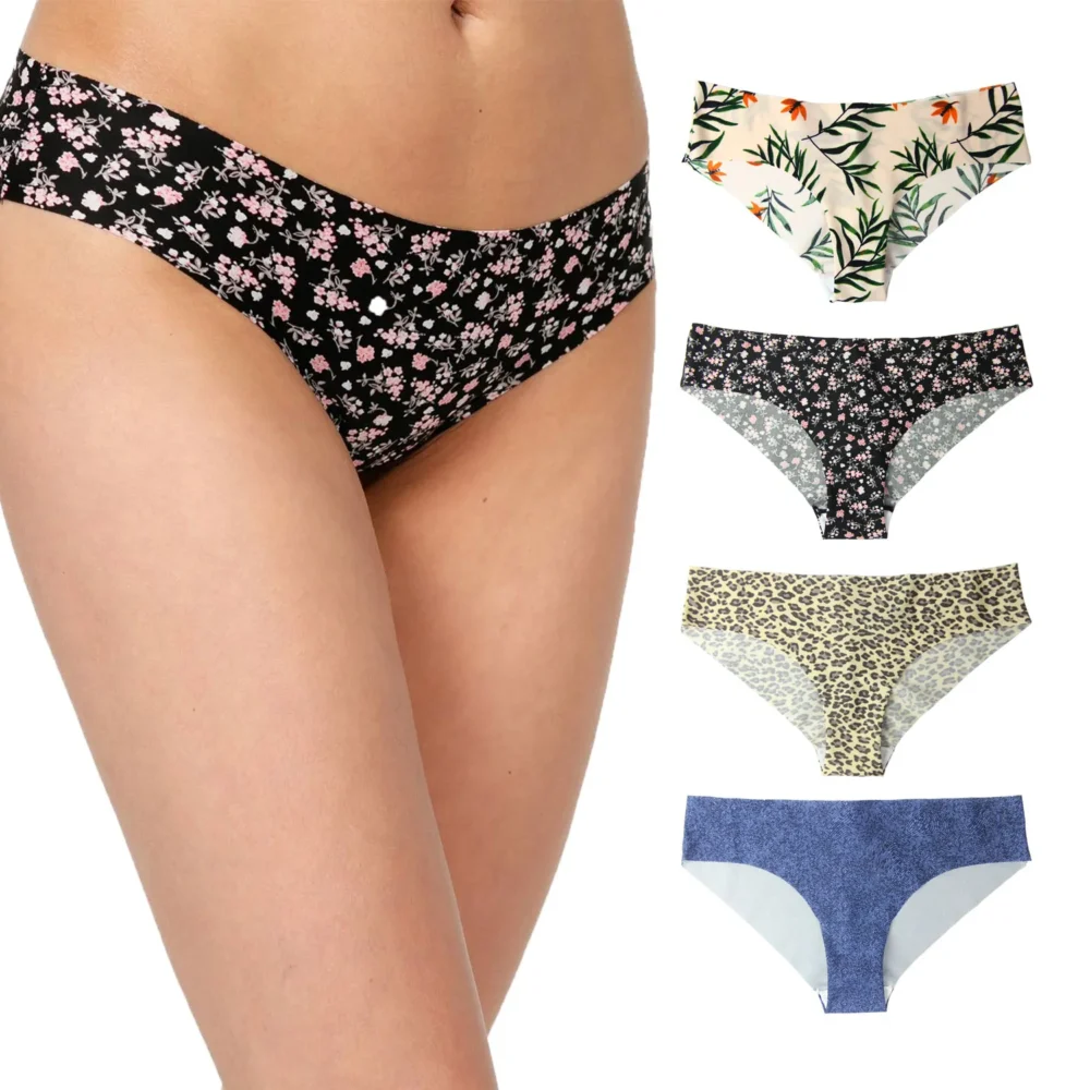 Womens underwear leopard print womens sexy seamless panties