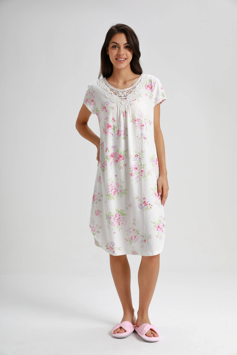 one piece white night dress