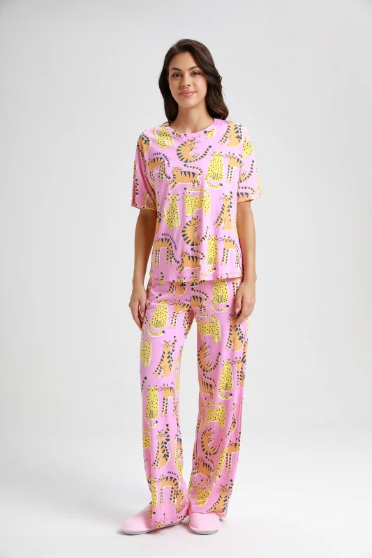 single jersey cotton modal sleepwear set