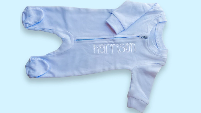 baby onesie pajamas folding technique
