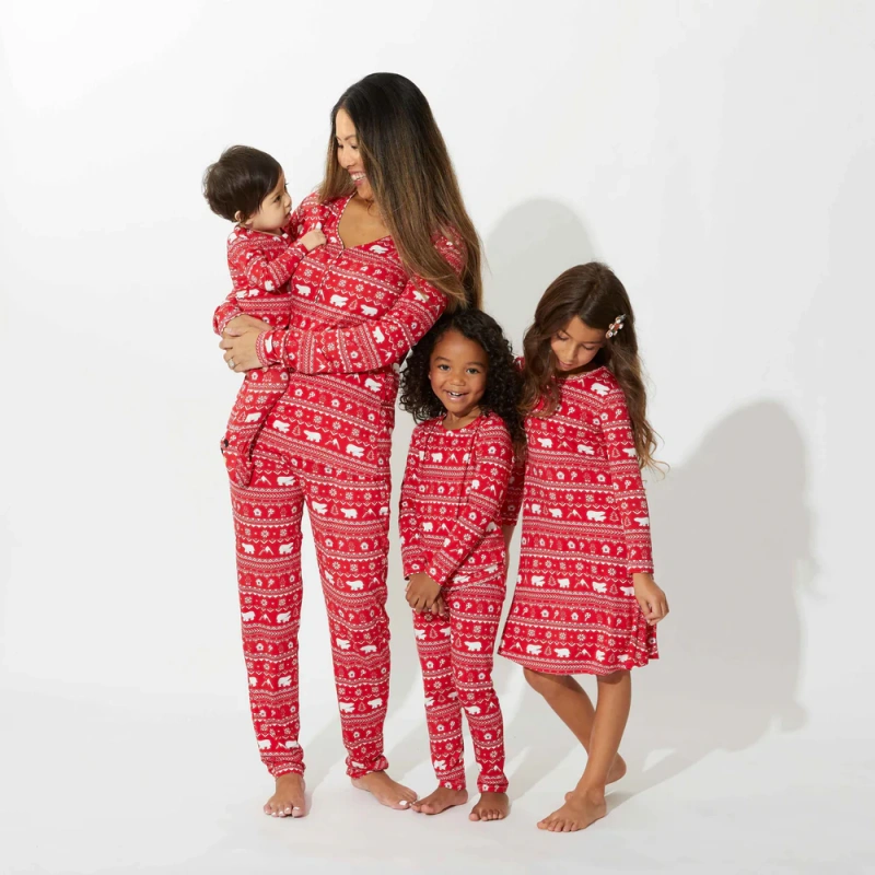 bamboo family christmas pajamas