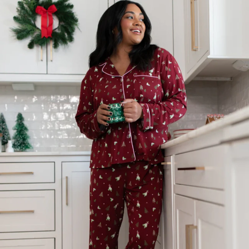 bamboo viscose christmas pajamas