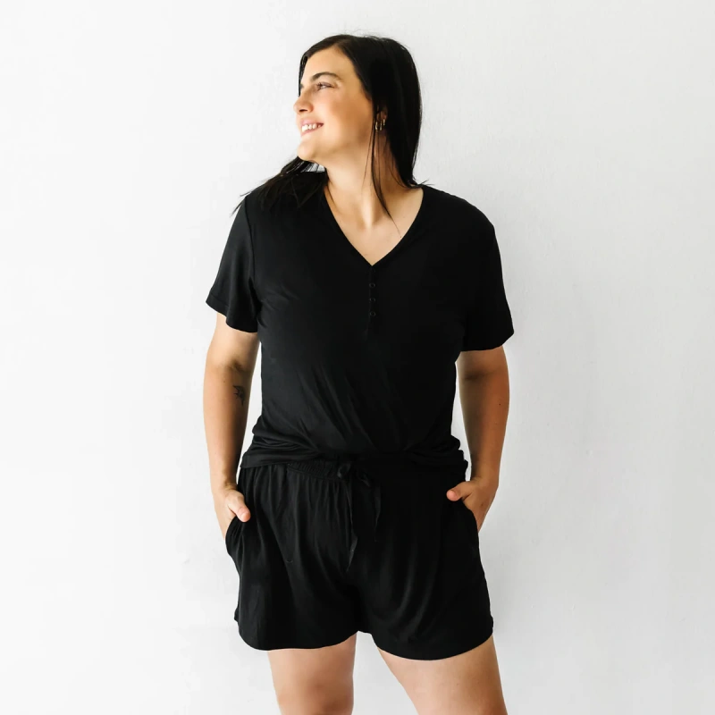 black women's pajama top