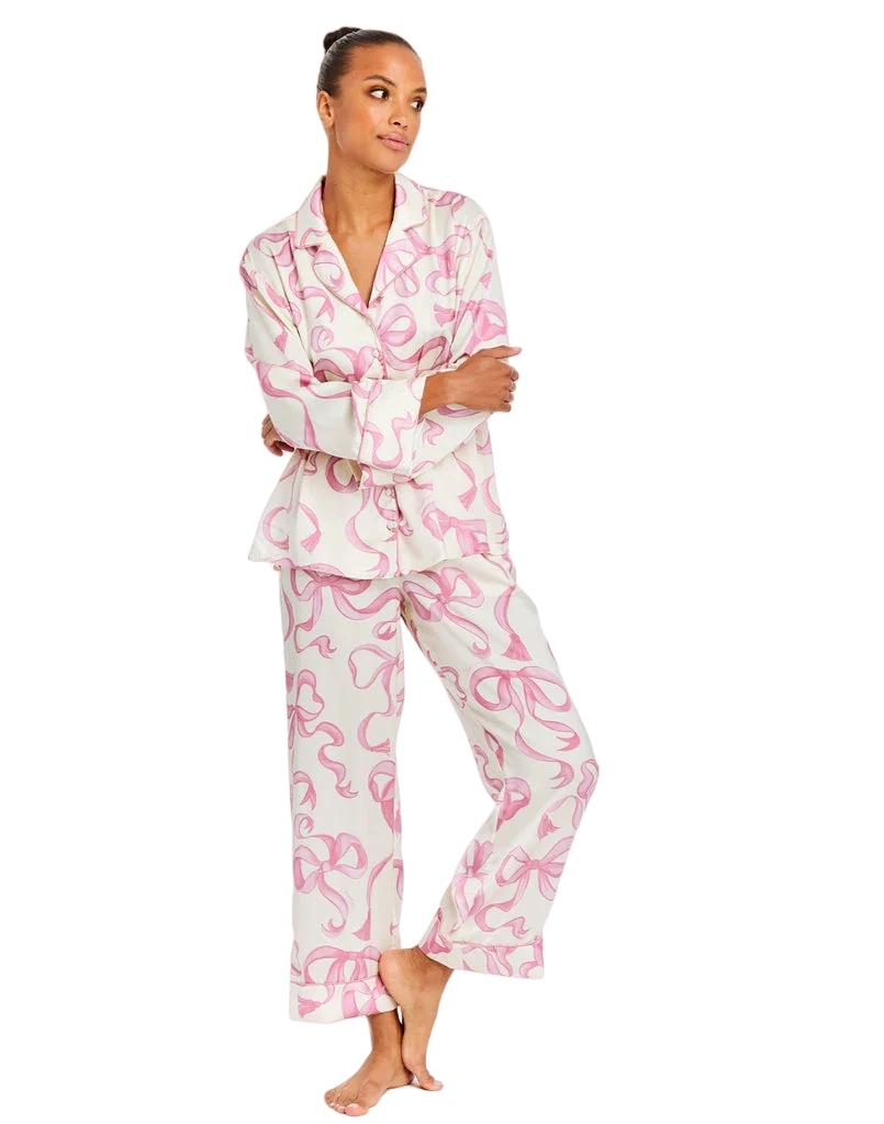 bow pajamas women