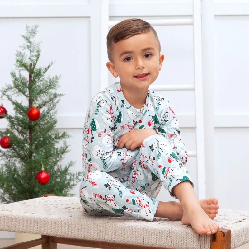 boys bamboo christmas pajamas
