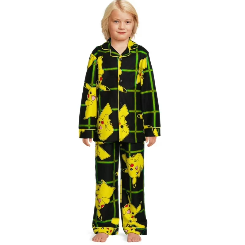 boys button up pajamas