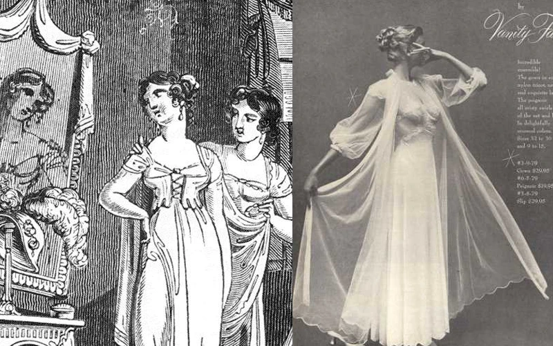 brief history of nightgowns