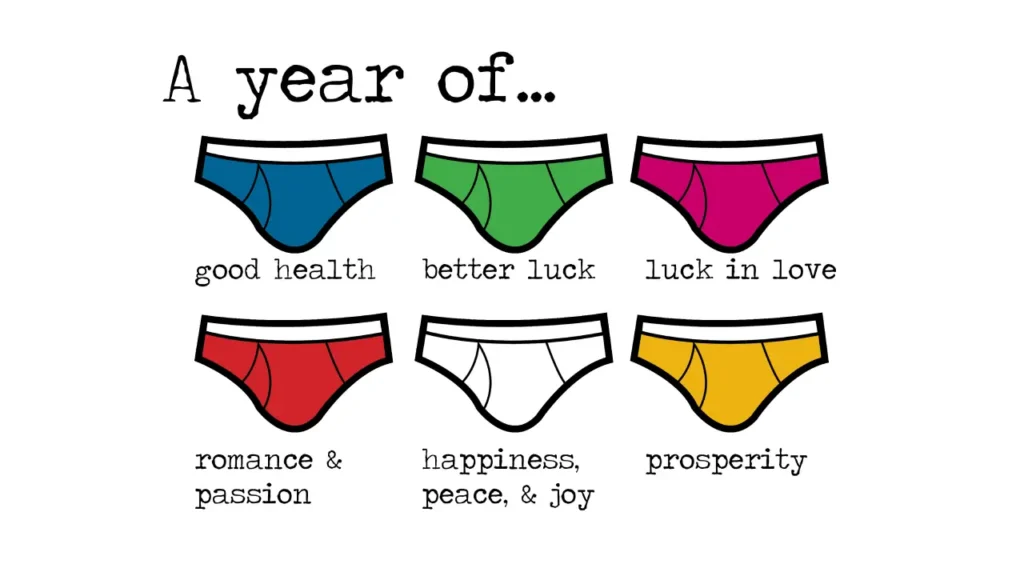 color underwear for new years