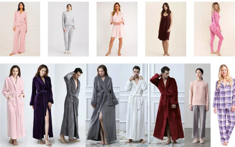 common types of nightgowns