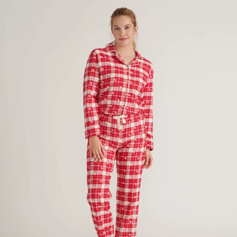 fall flannel pajamas