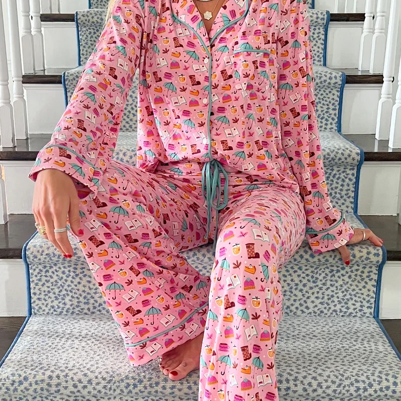 fall print pajamas (1)
