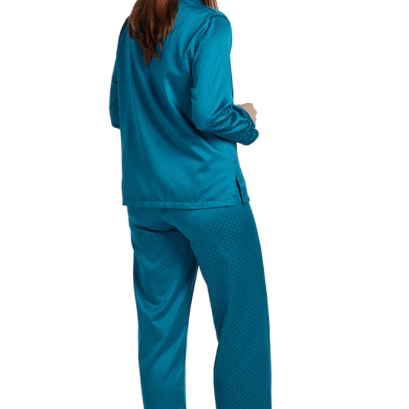 flannel lined satin pajamas
