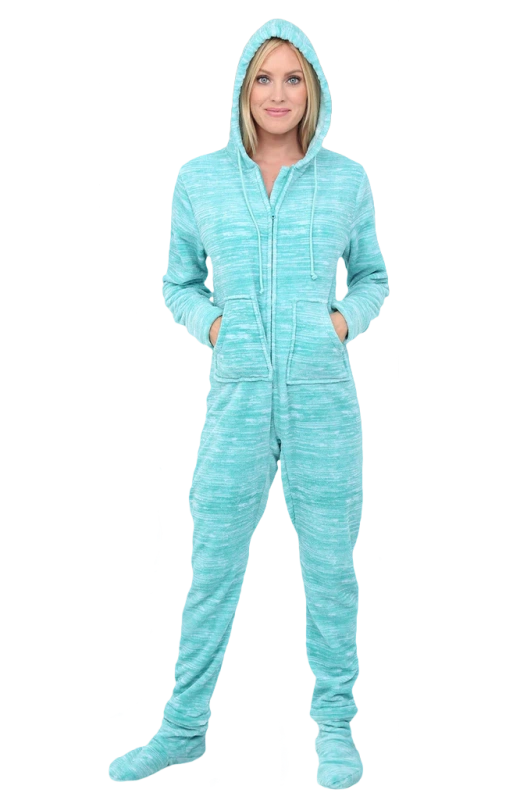 footed pajamas women