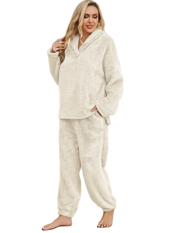 fuzzy pajamas women