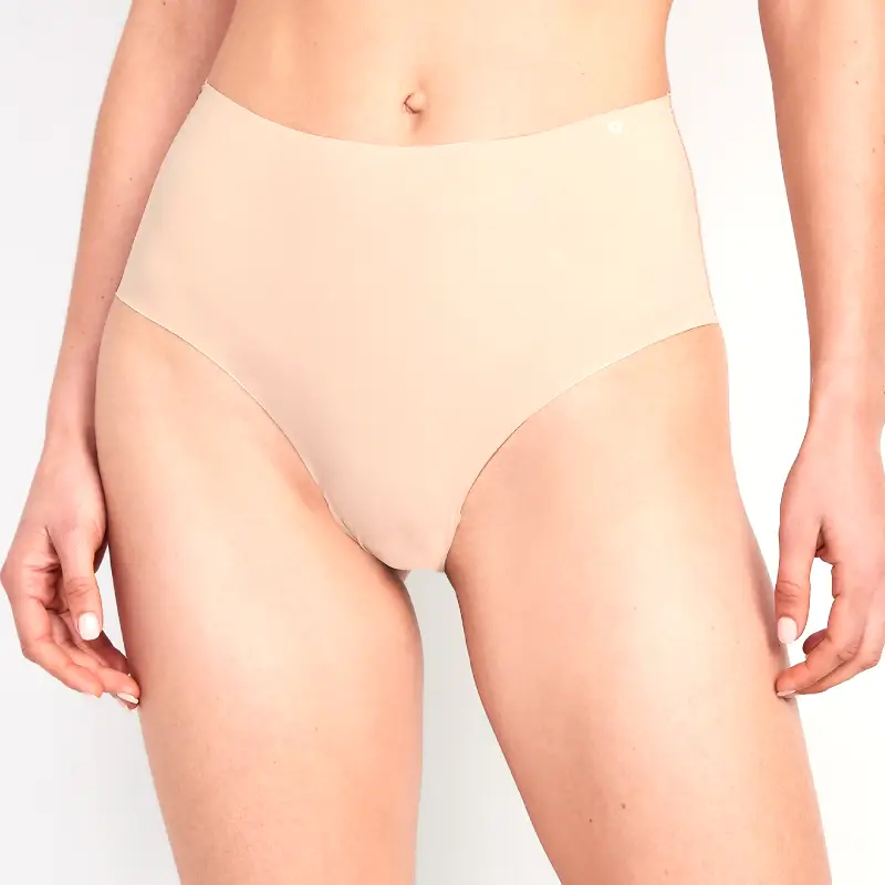 high waisted no show cotton underwear