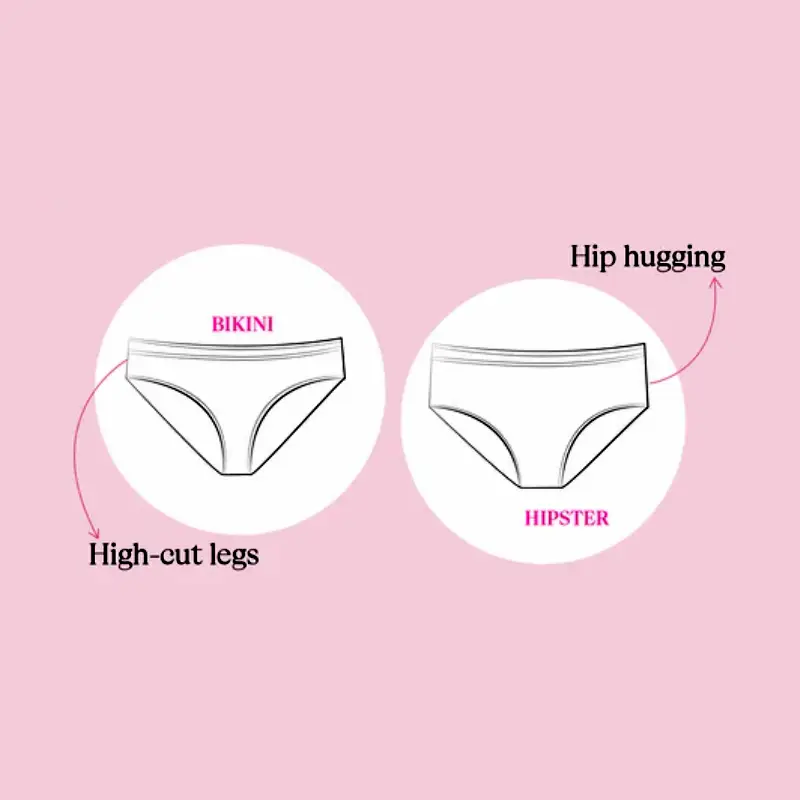 hipster underwear vs bikini underwear