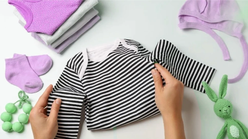 how to fold baby pajamas