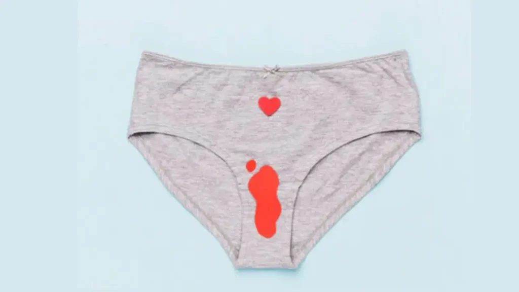 how to remove blood stain from period underwear