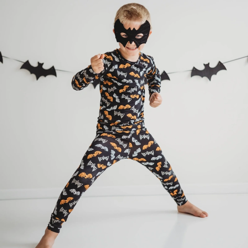 kids bamboo halloween pajamas