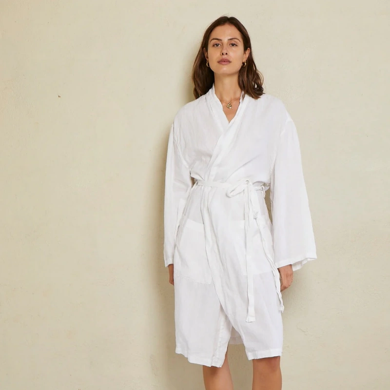 linen robe women​