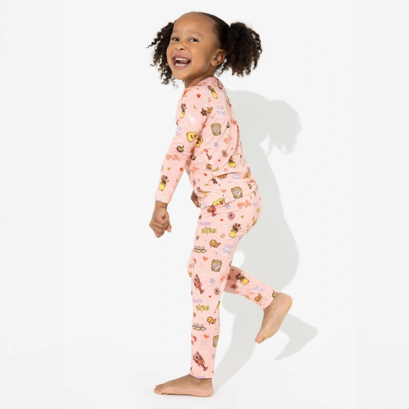 long sleeve valentine bamboo pajamas