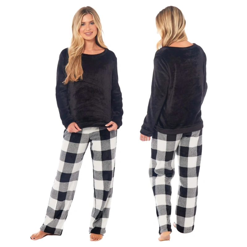 long sleeve winter pajamas for women