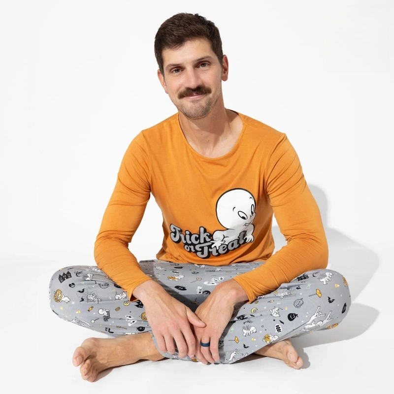 men halloween bamboo pajamas