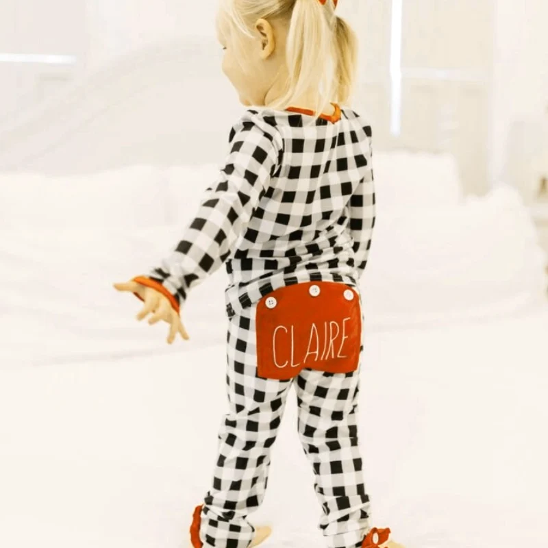 pajamas button flap