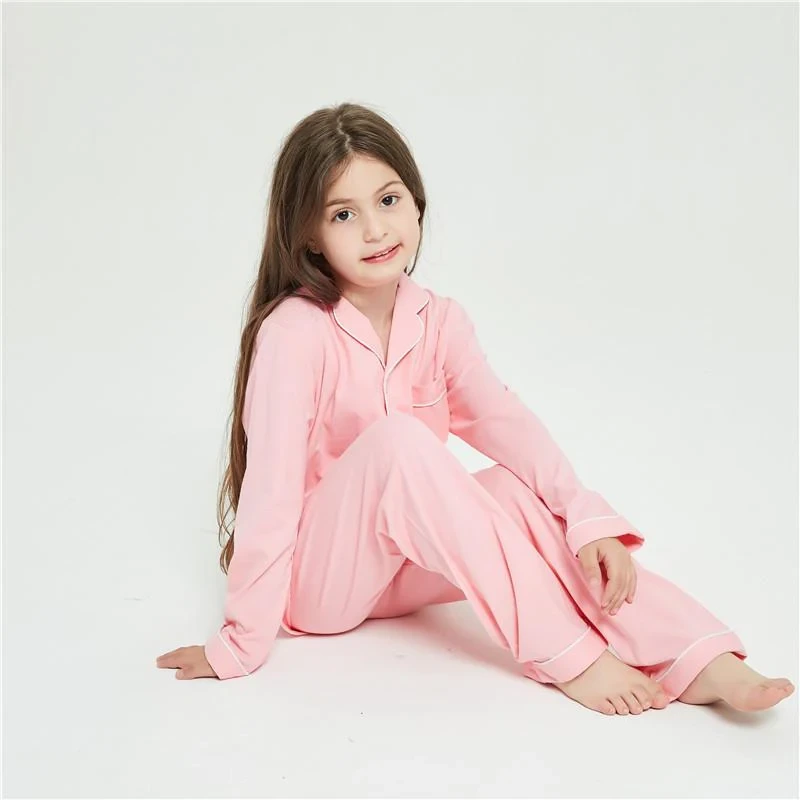 pink button up pajama set