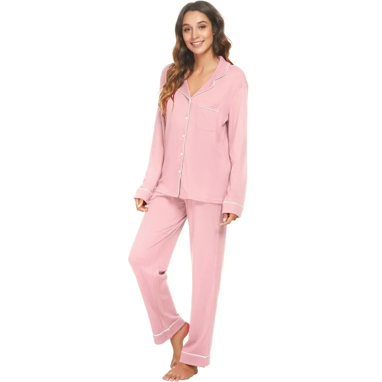 pink pajama set womens