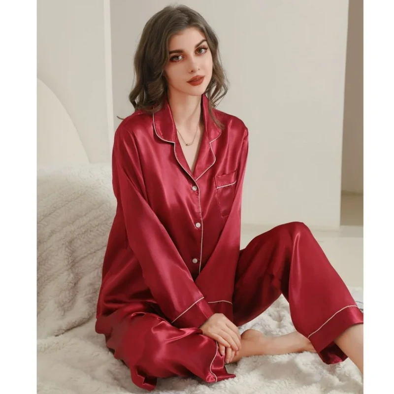 red spring pajamas