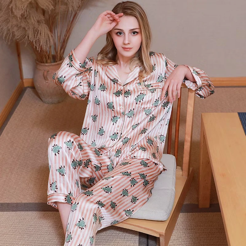 silk spring pajamas