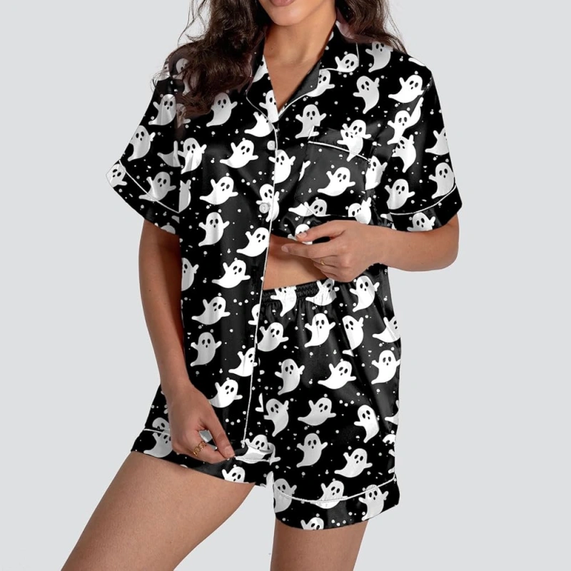 silk women's halloween pajamas