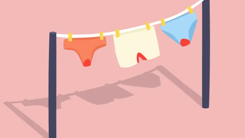 why is there blood in my underwear