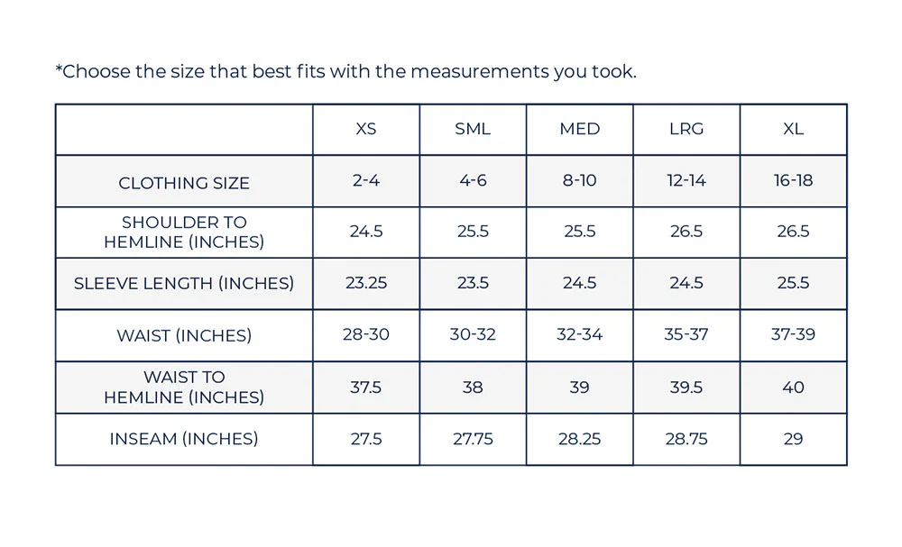 women pajama size