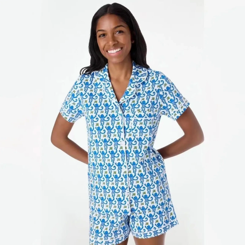 women summer pajamas shorts