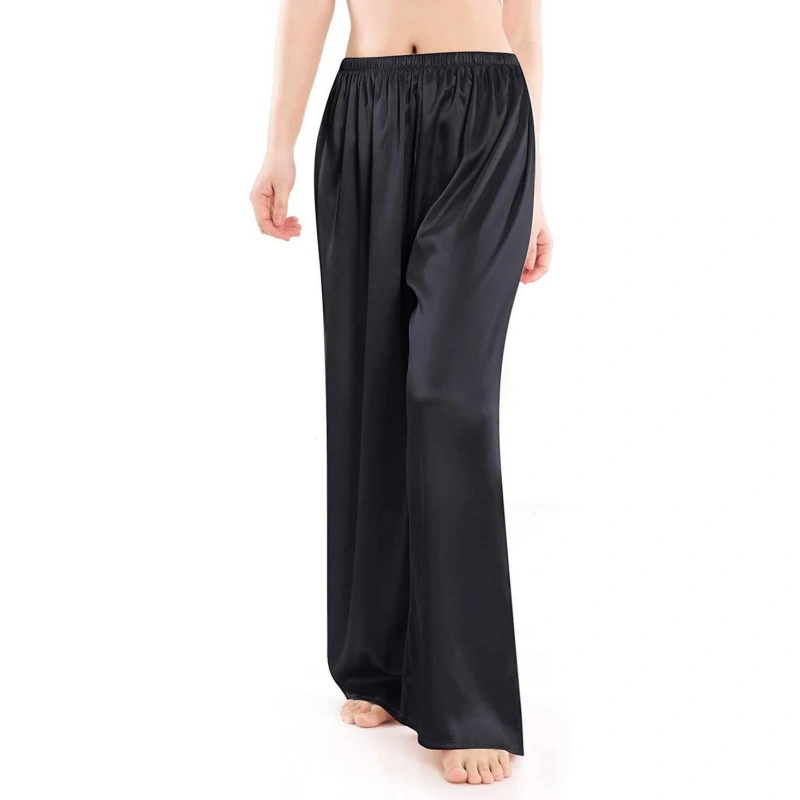 women's black pajama pants