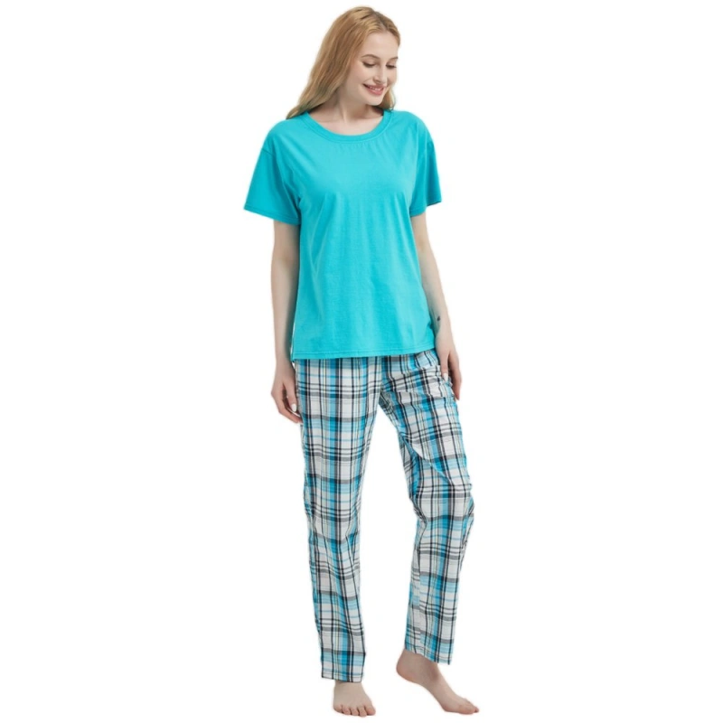 womens cotton summer pajamas set