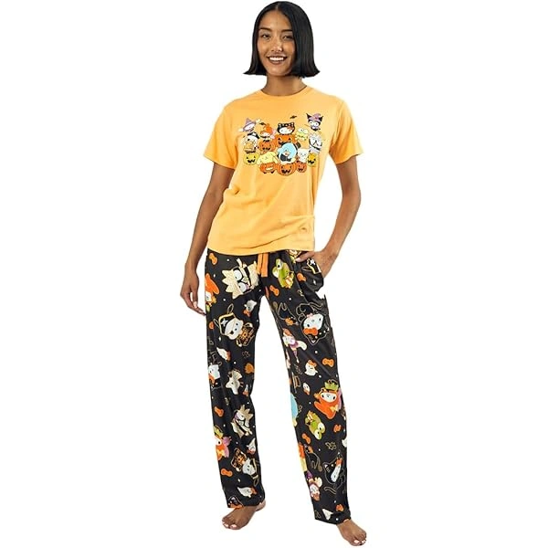 women's hello kitty halloween pajamas