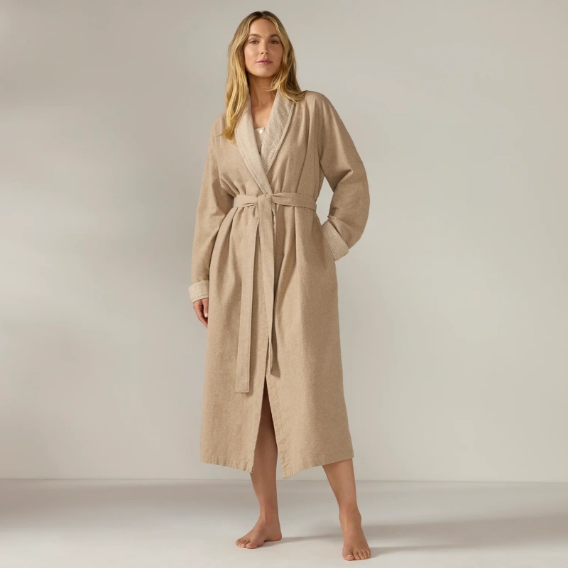 women's lightweight flannel robe