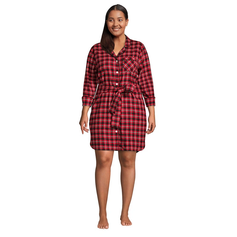 women's plus size flannel robes