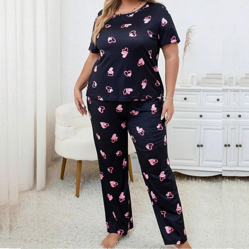 womens plus size pajama sets
