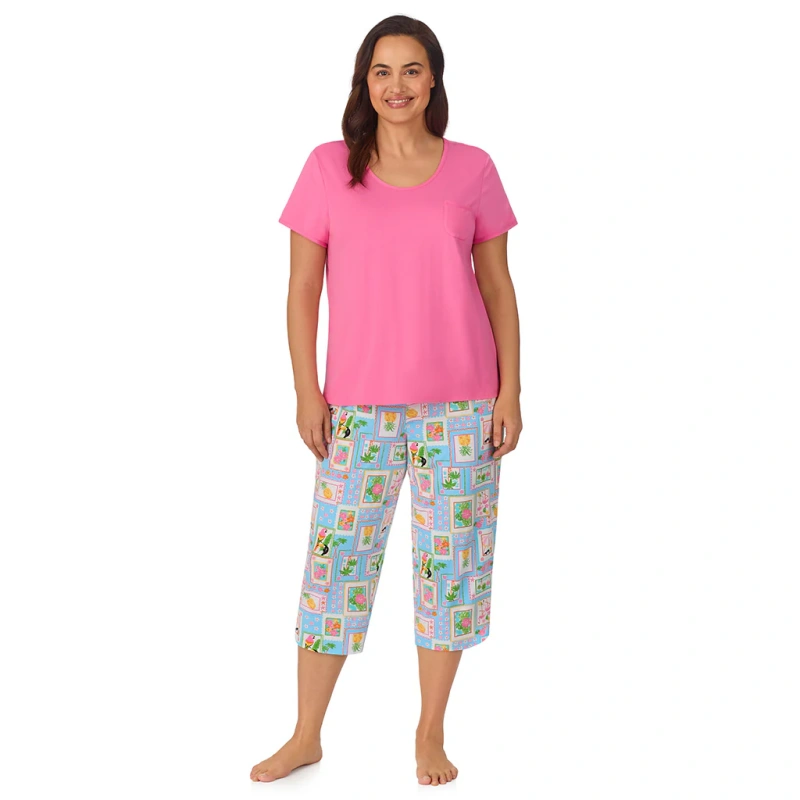 womens plus size summer pajama sets