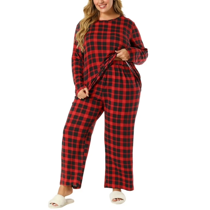 women's plus size winter pajamas
