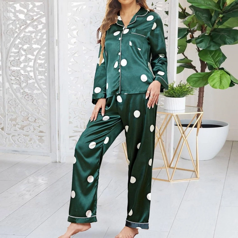 womens satin pajamas with flannel lining