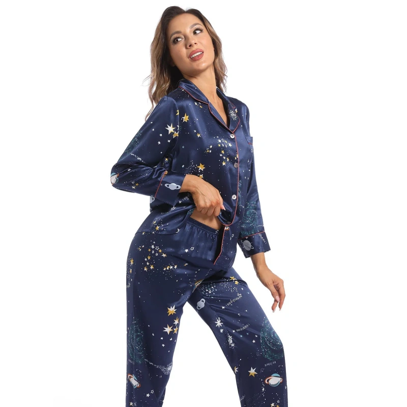 Pyjama 2 Pièces Femme Laprad – Haut Manches Courtes + Short Avec Poches, Doux Et élastique